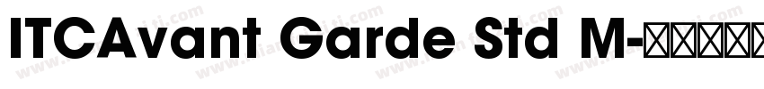 ITCAvant Garde Std M字体转换